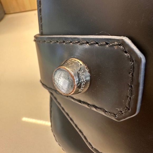 Mackage "Nomad" Convertible Shoulder Cross body, travel Bag Purse Black leather - Picture 15 of 15